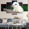 Rabbit 1 - Animal 5 Panel Canvas Art Wall Decor