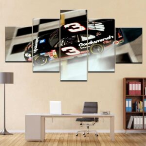 Racing Car 03 - Automative 5 Panel Canvas Art Wall Decor