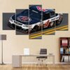 Racing Car 04 - Automative 5 Panel Canvas Art Wall Decor