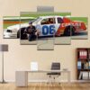 Racing Car 06 - Automative 5 Panel Canvas Art Wall Decor