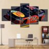 Racing Car 14 - Automative 5 Panel Canvas Art Wall Decor