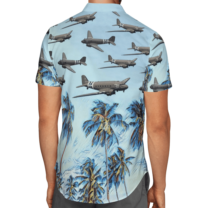 Raf Dc3 Skytrain Dakota Hawaiian Shirt Raf Dc3 Skytrain Dakota Hawaiian Shirt