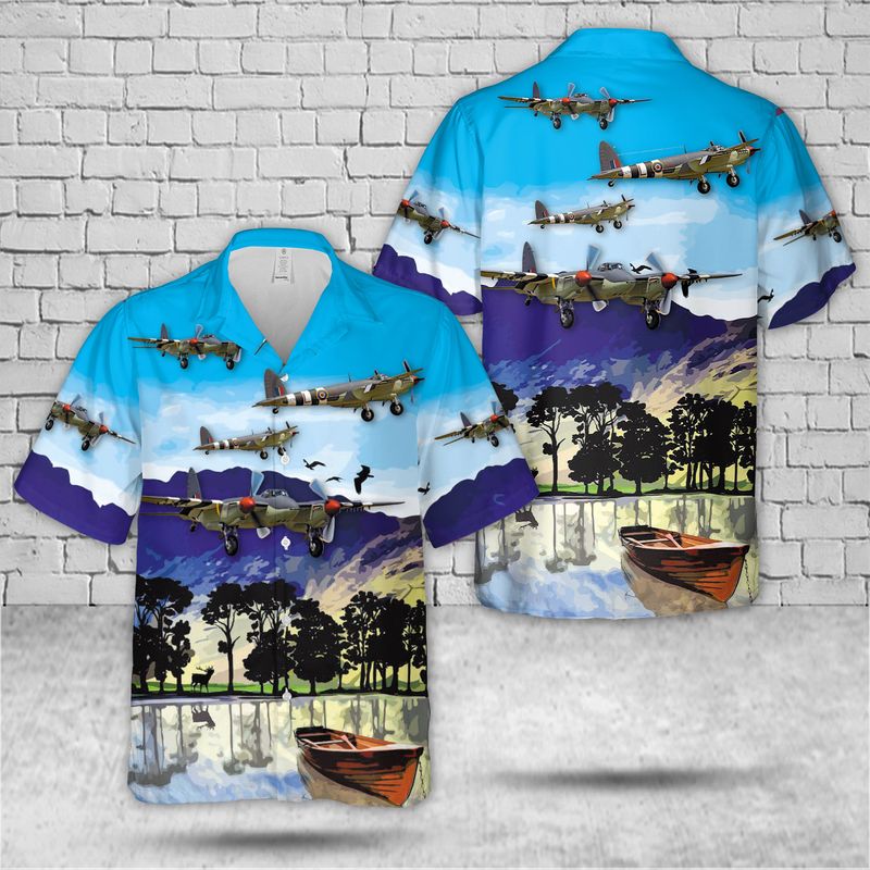 Raf De Havilland Mosquito Dh.98 Hawaiian Shirt Raf De Havilland Mosquito Dh.98 Hawaiian Shirt