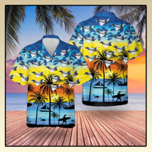 Raf Eurofighter Typhoon Fgr4 Hawaiian Shirt
