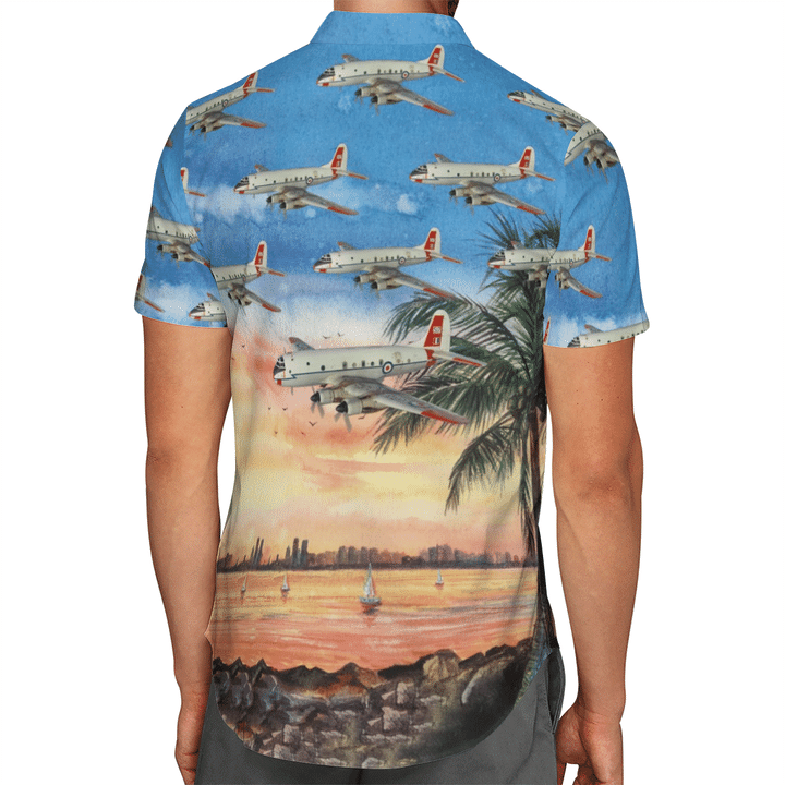 Raf Handley Page Hastings Hawaiian Shirt Raf Handley Page Hastings Hawaiian Shirt