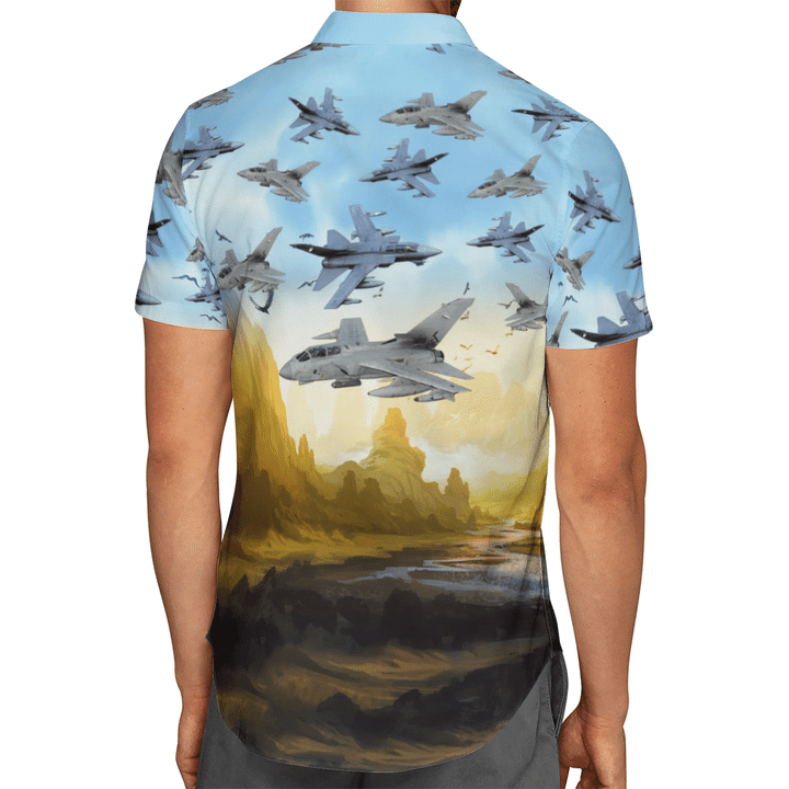 Raf Historical Tornado Gr4 Hawaiian Shirt Raf Historical Tornado Gr4 Hawaiian Shirt