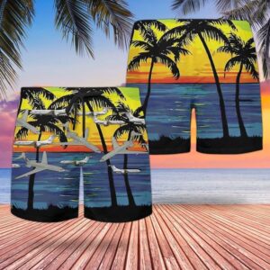 Raf Historical Vickers Vc10 Hawaiian Shirt
