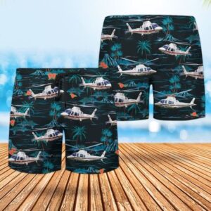 Raf Leonardo Aw109Sp Grandnew Hawaiian Shirt