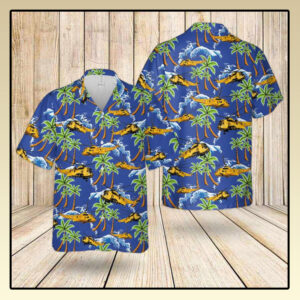 Raf Westland Sea King Har3 Hawaiian Shirt