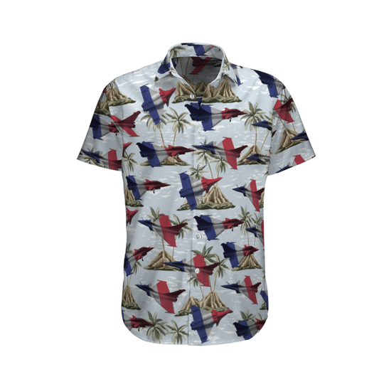 Rafale Solo Display French Hawaiian Shirt Rafale Solo Display French Hawaiian Shirt