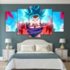 Ragon Ball Z: San Goku - Anime 5 Panel Canvas Art Wall Decor