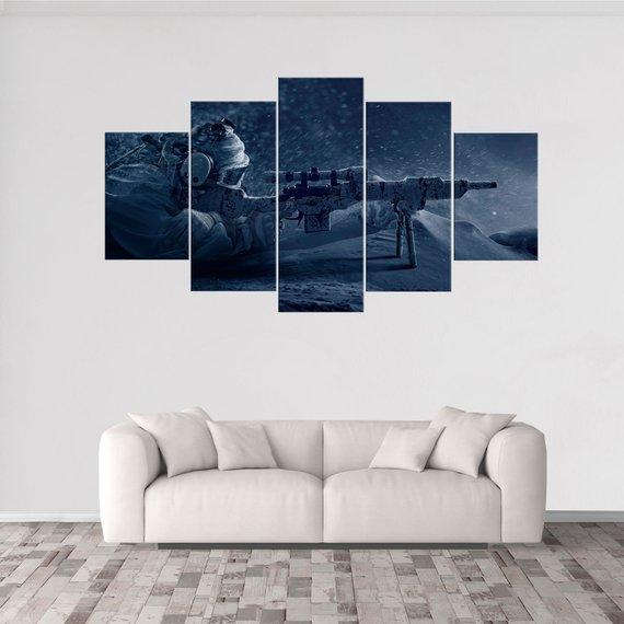 Rainbow Six Siege 1 - Gaming 5 Panel Canvas Art Wall Decor Rainbow Six Siege 1 - Gaming 5 Panel Canvas Art Wall Decor