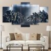 Rainbow Six War - Gaming 5 Panel Canvas Art Wall Decor