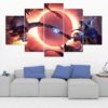 Rakan & Xayah League Of Legends 4 - Gaming 5 Panel Canvas Art Wall Decor
