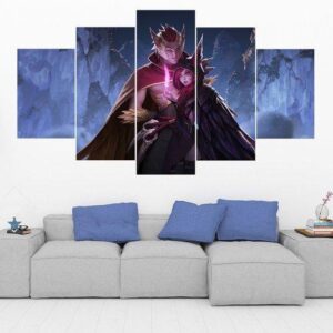 Rakan & Xayah League Of Legends 5 - Gaming 5 Panel Canvas Art Wall Decor