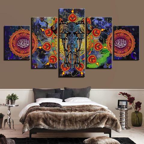Ramadan #10 - Religion 5 Panel Canvas Art Wall Decor Ramadan #10 - Religion 5 Panel Canvas Art Wall Decor