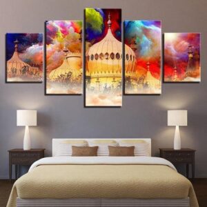 Ramadan #11 - Religion 5 Panel Canvas Art Wall Decor