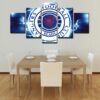 Rangers Football Club Team - Sport 5 Panel Canvas Art Wall Decor
