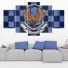 Ravenclaw Crest Harry Potter 3 - Movie 5 Panel Canvas Art Wall Decor