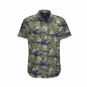 Rcaf Bell 412Cf Hawaiian Shirt