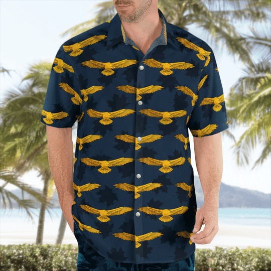 Rcaf Eagle Hawaiian Shirt Rcaf Eagle Hawaiian Shirt