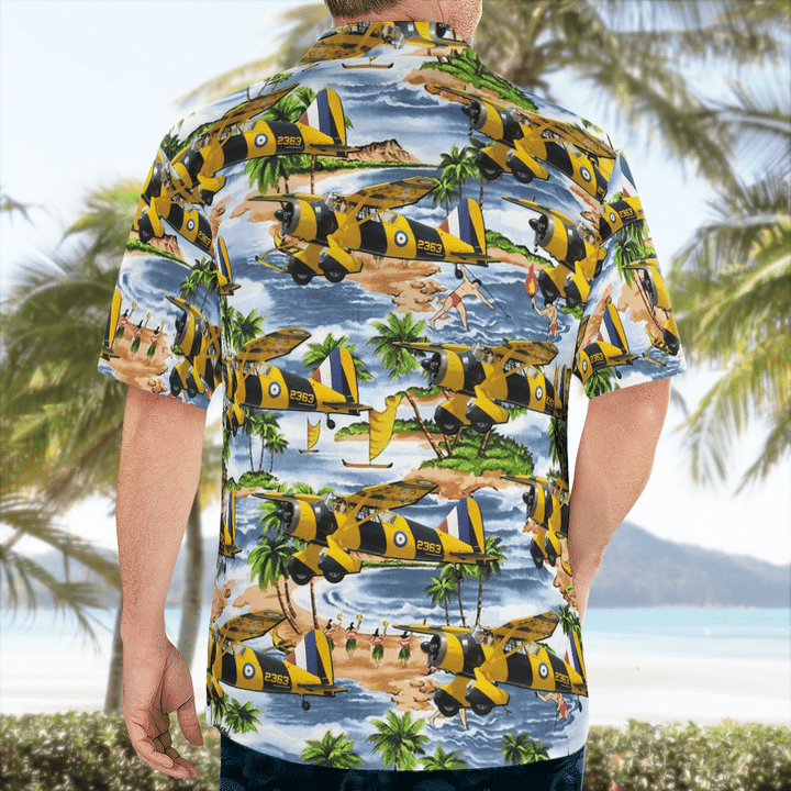 Rcaf Westland Lysander Hawaiian Shirt Rcaf Westland Lysander Hawaiian Shirt