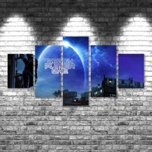 Ready Player One 05 - Movie 5 Panel Canvas Art Wall Decor