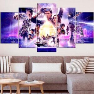 Ready Player One Characters - Movie 5 Panel Canvas Art Wall Decor