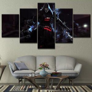 Reaper - Abstract 5 Panel Canvas Art Wall Decor
