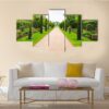 Regent’S Park Landscape In London - Nature 5 Panel Canvas Art Wall Decor