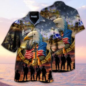 Remember The Days Veteran Home Of The Free All Over Printed Hawaiian Shirt