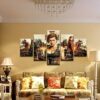 Resident Evil- Movie 5 Panel Canvas Art Wall Decor