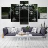 Retro Car 01 - Automative 5 Panel Canvas Art Wall Decor