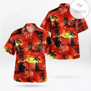 Retro Red Sunset Darth Vader Star Wars Hawaiian Shirt