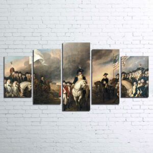 Revolutionary War - Nature 5 Panel Canvas Art Wall Decor