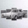 Richard Petty #43 Plymouth Winston Cup Race Car - Automative 5 Panel Canvas Art Wall Decor