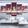Rick And Morty 182 - Cartoon 5 Panel Canvas Art Wall Decor