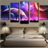 Rick And Morty #9 - Cartoon 5 Panel Canvas Art Wall Decor