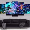 Rick And Morty - Cartoon 5 Panel Canvas Art Wall Decor