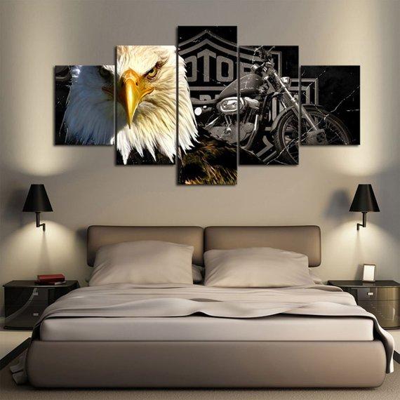 Ride Free - Automative 5 Panel Canvas Art Wall Decor Ride Free - Automative 5 Panel Canvas Art Wall Decor