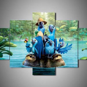 Rio - Cartoon 5 Panel Canvas Art Wall Decor