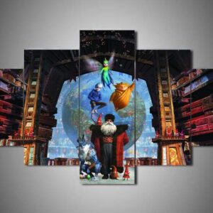 Rise Of The Guardians - Cartoon 5 Panel Canvas Art Wall Decor
