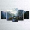 Rivendell - Movie 5 Panel Canvas Art Wall Decor