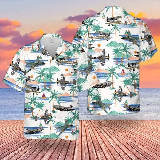 Rn Historical Aircrafts Hawaiian Shirt Rn Historical Aircrafts Hawaiian Shirt