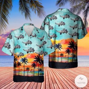Rn Westland Sea King Asac.7 The Bagger Hawaiian Shirt