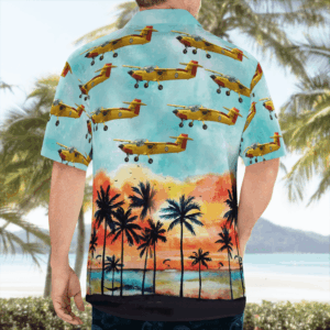 Rnoaf Luftforsvaret Saab Mfi-15 Safari Hawaiian Shirt