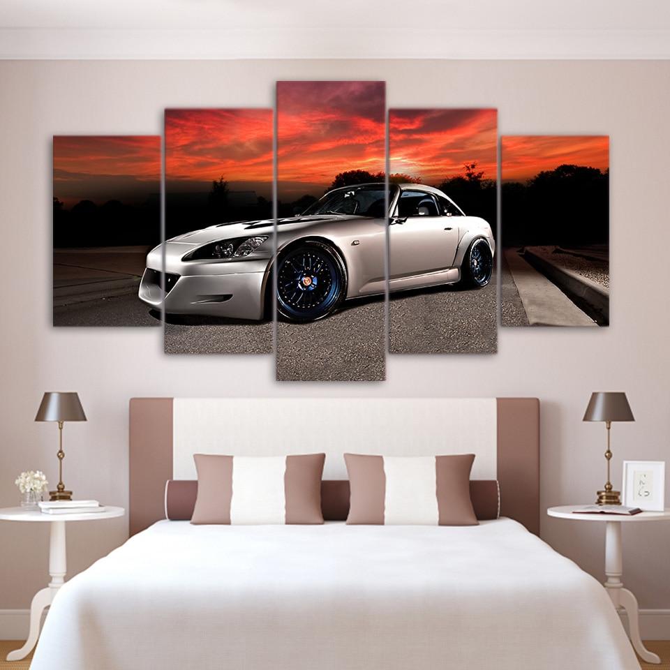 Roadster Luxury Car - Automative 5 Panel Canvas Art Wall Decor Roadster Luxury Car - Automative 5 Panel Canvas Art Wall Decor