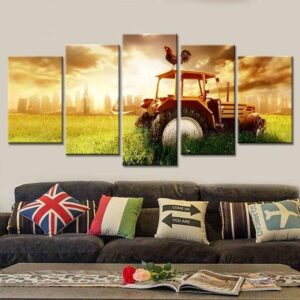 Roaster - Nature 5 Panel Canvas Art Wall Decor