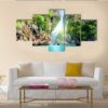 Rocks And Sea In Thailand - Nature 5 Panel Canvas Art Wall Decor