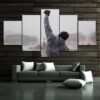 Rocky Balboa - Famous Person 5 Panel Canvas Art Wall Decor